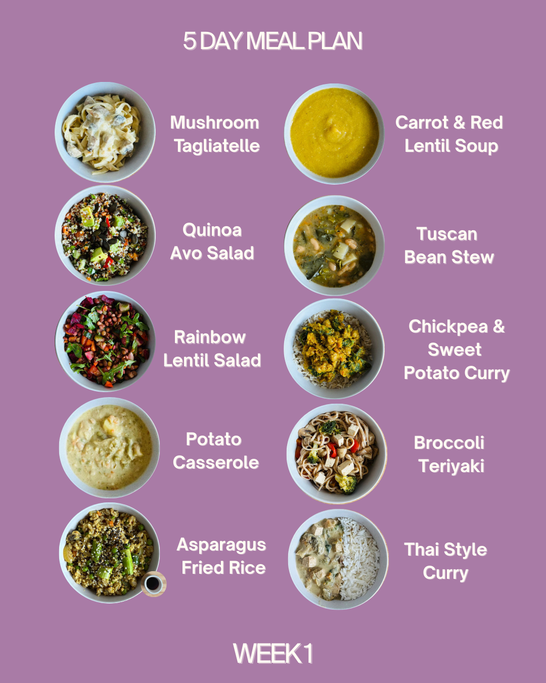 Two People 5 day Meal Plan Subscription (20 meals)