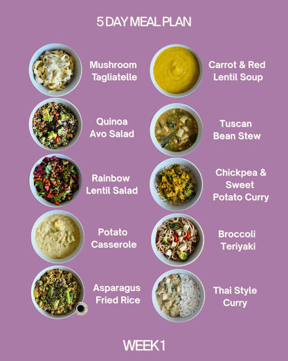 5 Day Meal Plan (10 meals)