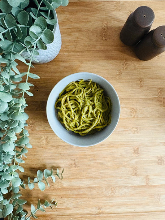 Spinach Pesto Spaghetti